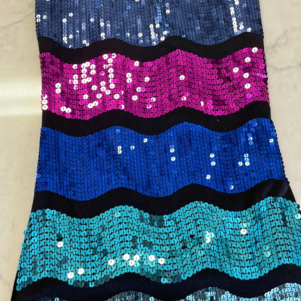 Arden B Multi -Color Sequin Tank Top Size Small - image 7